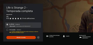 Videojuego Life is Strange 2 Temporada completa PS4 por 6,39€