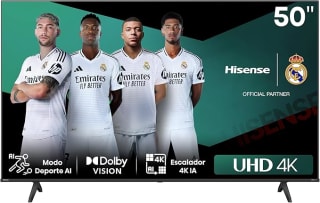 Hisense 50E6NT- UHD 4K,VIDAA Smart TV, 50 Pulgadas, Dolby Vision, Modo Juego Plus por 256€