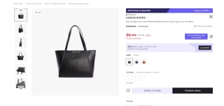 Bolso de mano Ariadna de Don Algodón por tan sólo 18,89€ negro o marrón