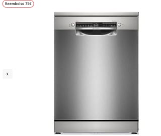 Lavavajillas Bosch SMS4HVI02E 14 servicios 6 programas 60cm Función Extra secado por solo 449€ + Reembolso de 75€