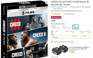 Creed 1 -3 (4K Ultra HD Blu-ray) voor €20,09 bij Amazon.nl