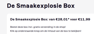 De Smaakexplosie Box voor €11,99 via Scoupy
