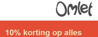 10% korting op alles bij Omlet
