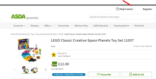 LEGO Classic Creative Space Planets Toy Set 11037 - £12