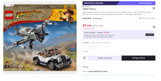 LEGO Indiana Jones 77012 Persecución del Caza por 17.87€