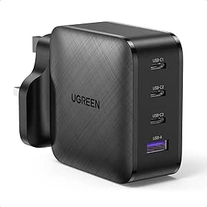 UGREEN 65W USB-C 4-Port GaN Charger for £24.79