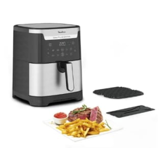 Friteuse sans Huile - Moulinex - EZ801D - 1830 W - 6,5 L - Acier inoxydable à 118€