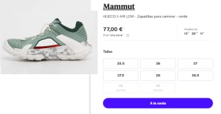 Zapatillas de montaña de mujer HUECO II AIR LOW Mammut por 69.3€