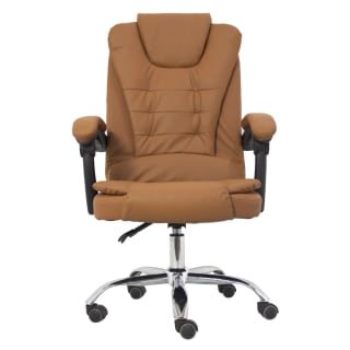 Cadeira Presidente, modelo Prizi na cor Marrom - R$ 449,90