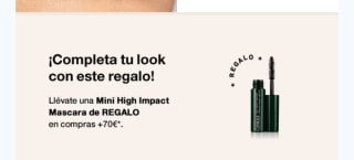 Regalo Mini High Impact Máscara con compra.