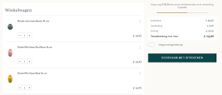 2+1 gratis op kleine vaasjes bij Pip Studio