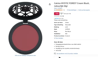 Catrice Mystic Forest Cream Blush voor €1,25 bij Amazon