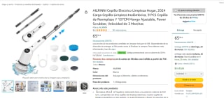 Cepillo Electrico Limpieza Hogar AILRINNI por 32.99€
