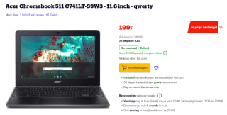 Acer Chromebook 511 C741LT-S9W3 voor €199