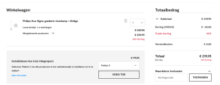Bundel: Signe gradient tafellamp + Hue Bridge voor €219,95 dmv code bij Tink