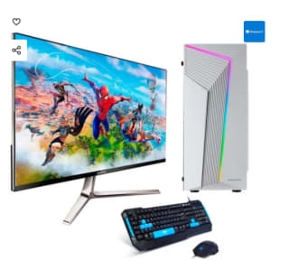 Ordenador Neo-PC Pack Gaming Elite AMD Ryzen 5 4600G/16GB/1TB + 480GB SSD + Monitor 27" FullHD + Teclado y Rat por 669.98€