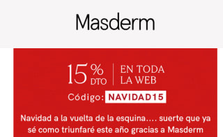 -15% descuento en Masderm