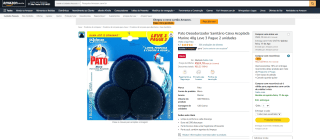 Desodorizador Sanitário Pato para Caixa Acoplada - Leve 3 Pague 2 unidades - R$ 21,69