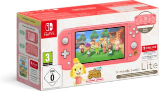 NINTENDO Switch Lite Coral - Isabella Aloha Editie + 12 maanden Nintendo Switch Online voor €195 bij Bol