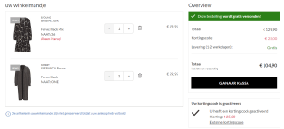 €25 korting bij aankoop vanaf €125 bij Bon'A Parte