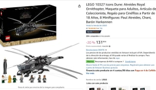 Set Lego LEGO 10327 Icons Dune: Atreides Royal Ornithopter por 91,99€