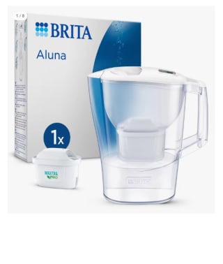 BRITA Aluna Jarra Filtradora de Agua de 2,4 L + 1 filtro por 6.35€