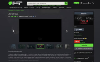 Videojuego Zero Hour Steam por solo 0,98€