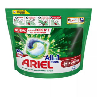 ARIEL PODS ULTRA OXI 3 en 1 detergente 61 cápsulas a 11,65€