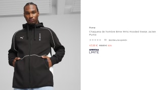Chaqueta de hombre Bmw Mms Hooded Sweat Jacket Puma por 43.98€