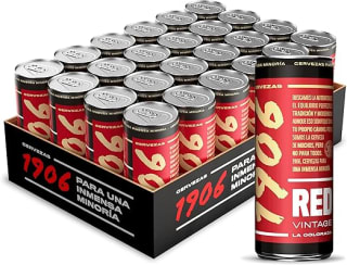 48 latas de 1906 Red Vintage o 1906 Reserva Especial por 34,08€