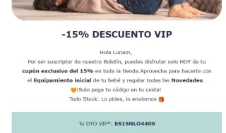 15% descuento tanto en web como App Babymarkt