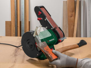 PARKSIDE® Staande bandschuurmachine 240 W voor €29,99 in de Lidl webshop