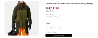 Parka para Hombre The North Face A-Cad Futurelight por 169.99€
