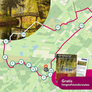 Gratis routeboekje met 10 lange afstandswandelingen van Natuurmonumenten