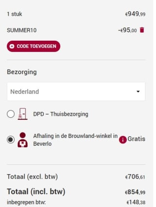 Brouwland kortingscode voor 10% korting op alles