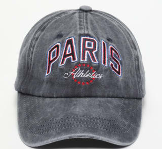 Gorra bordado efecto lavado Paris Athletics por 3.99€