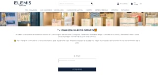tu diagnóstico y la muestra elemis gratis en tiendas el Corte inglés