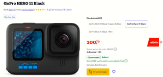 GoPro HERO 11 voor €300,70 bij Bol.com