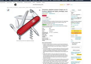 Herramientas Victorinox 13 por solo 19,50€