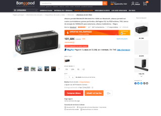 Altavoz BlitzWolf BW-WA3 Pro 120W a ta solo 78€