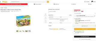 Set Playmobil 71306 Country Cargo bike por 9,74€