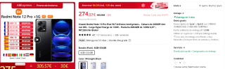Xiaomi Redmi Note 12 Pro Plus 5G Version Global 8GB+256GB (envío desde España) por 274,57€