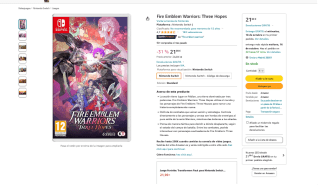 Fire Emblem Warriors: Three Hopes Nintendo Switch por solo 21,99€