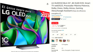 LG OLED55C34LA 55", 4K OLED EVO, Smart TV voor €1.129,99 bij Amazon