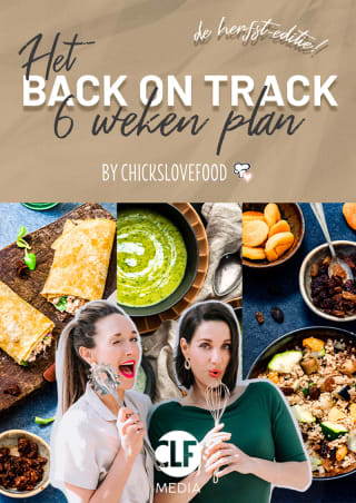 E-BOOK | Het Back on track plan herfst-editie voor €5 bij Chickslovefood