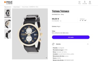 Reloj marca Versus Versace SHOREDITCH por 69€