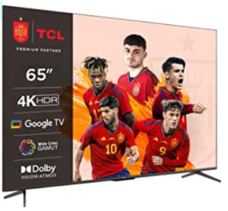 Smart TV 65" TCL 65P739 con 4K HDR, Ultra HD por 479€