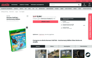 Human Fall Flat Anniversary Edition Xbox por 8,99€