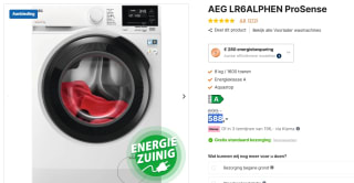 AEG LR6ALPHEN ProSense wasmachine voor €588 bij Expert