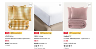 Tot 50% + 20% extra kassa korting op beddengoed bij Wehkamp